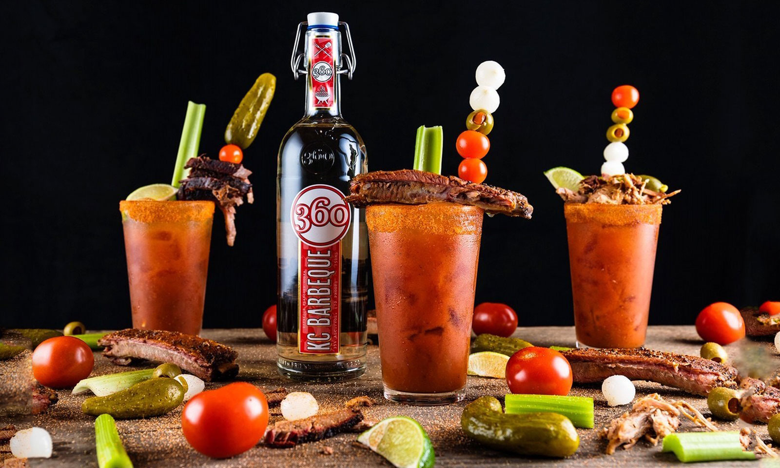 Barbeque Flavored Vodka Bloody Mary 