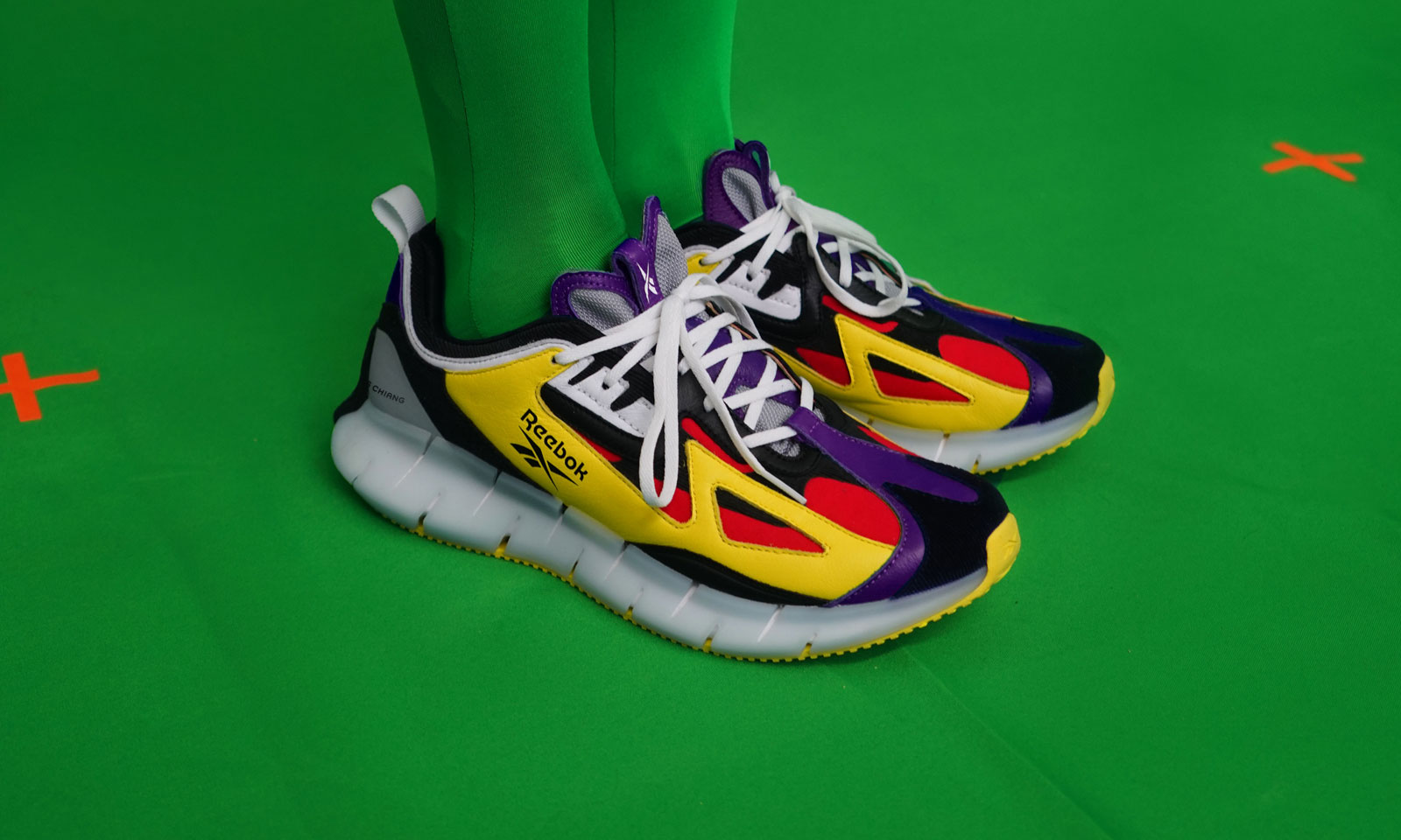 Angus Chiang and Reebok play with bold colors