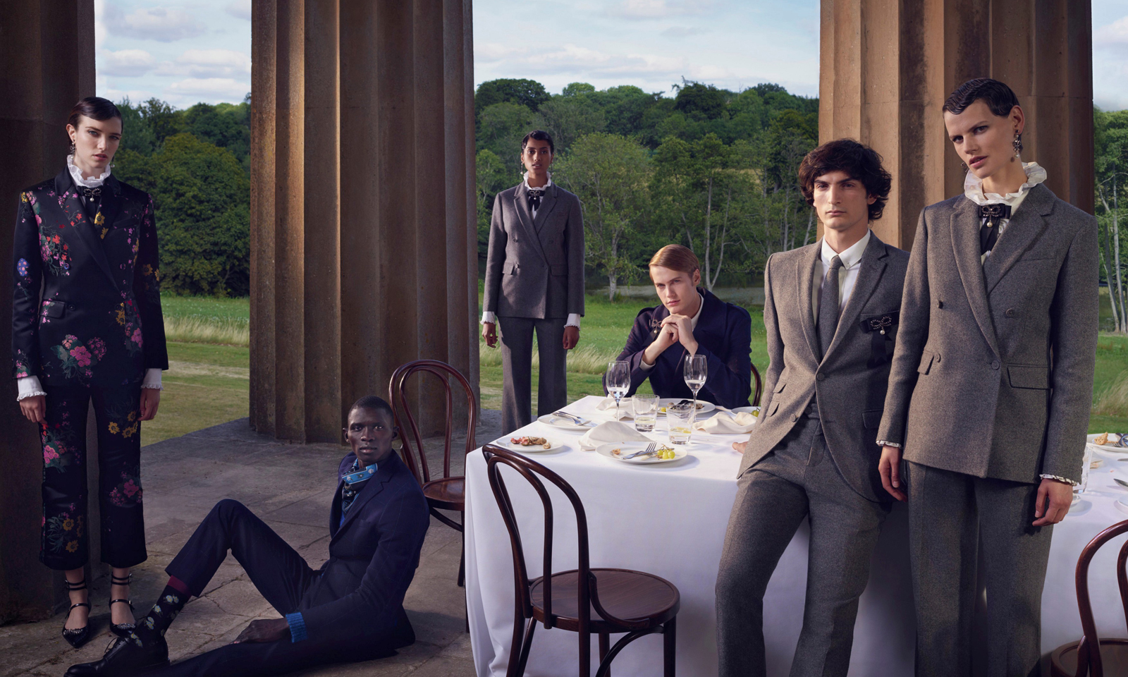 Family Portraits ERDEM x H&M by Photographer Michal Pudelka