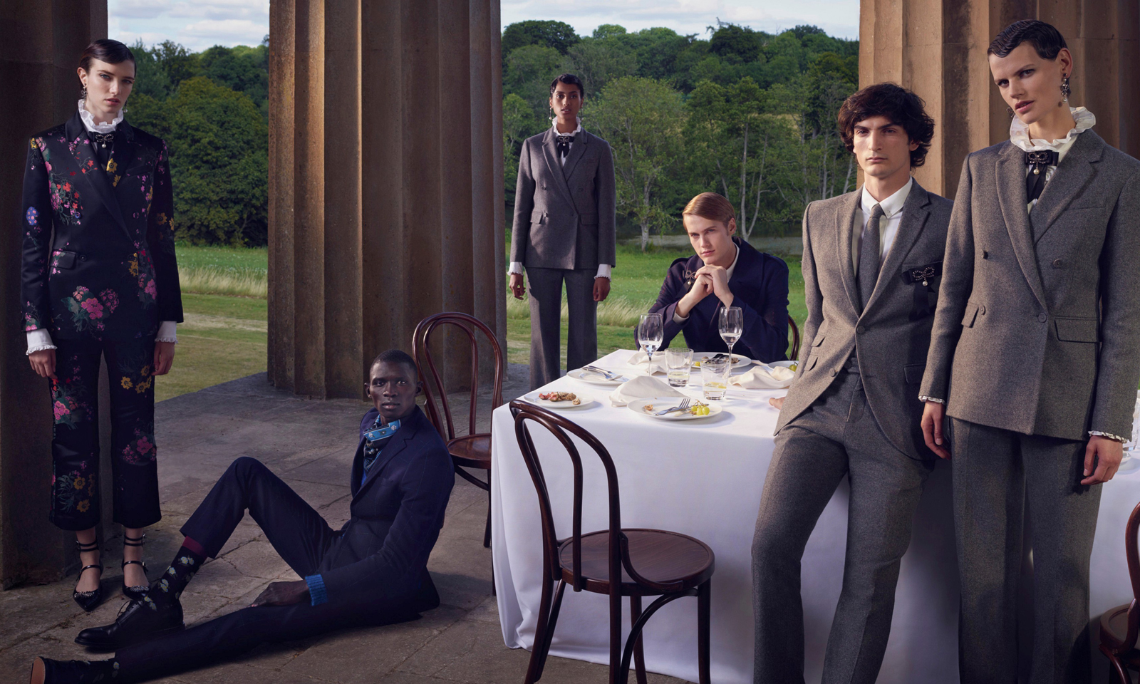 1a Family Portraits ERDEM x HM by Photographer Michal Pudelka