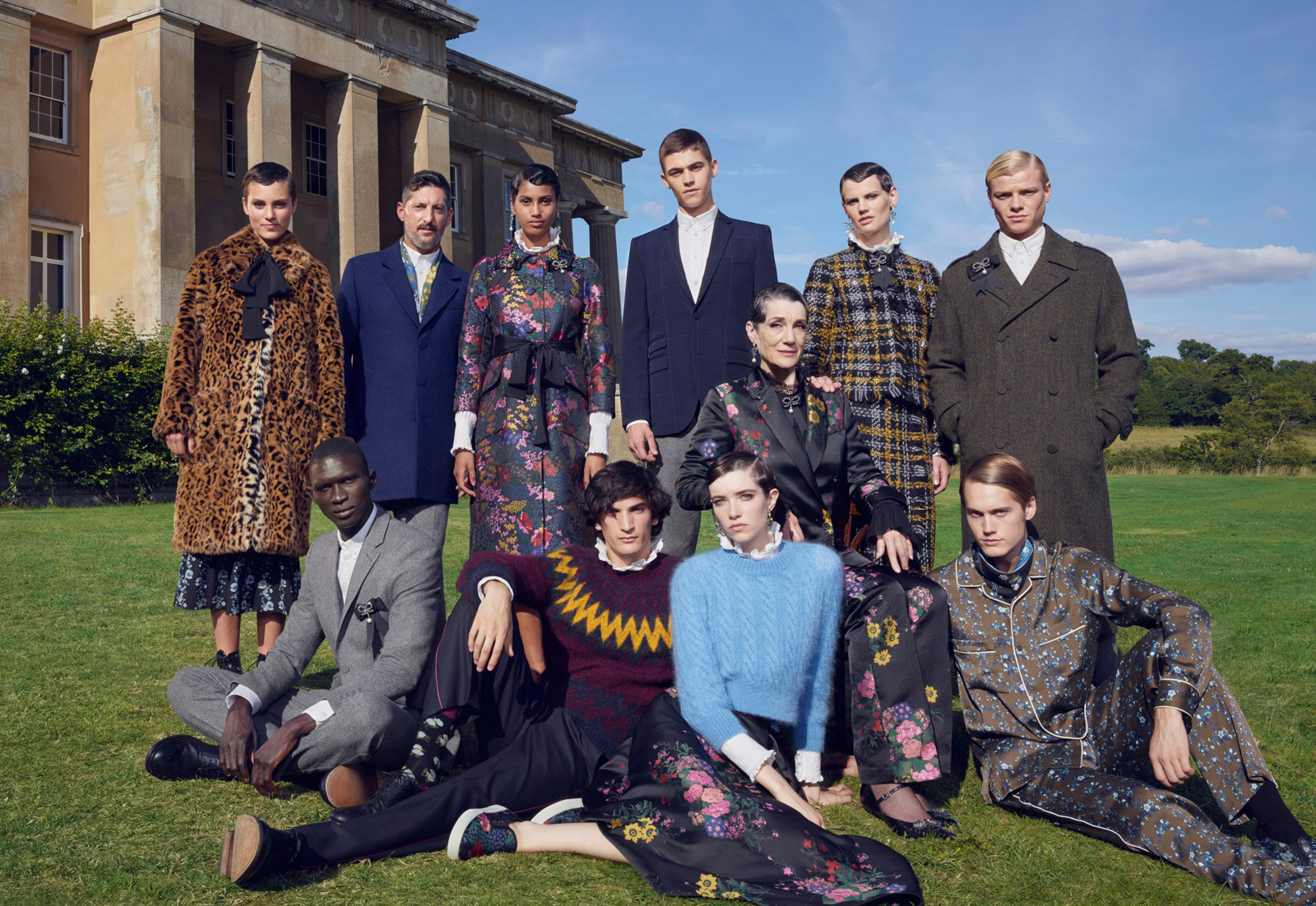 Family Portraits ERDEM x H&M by Photographer Michal Pudelka