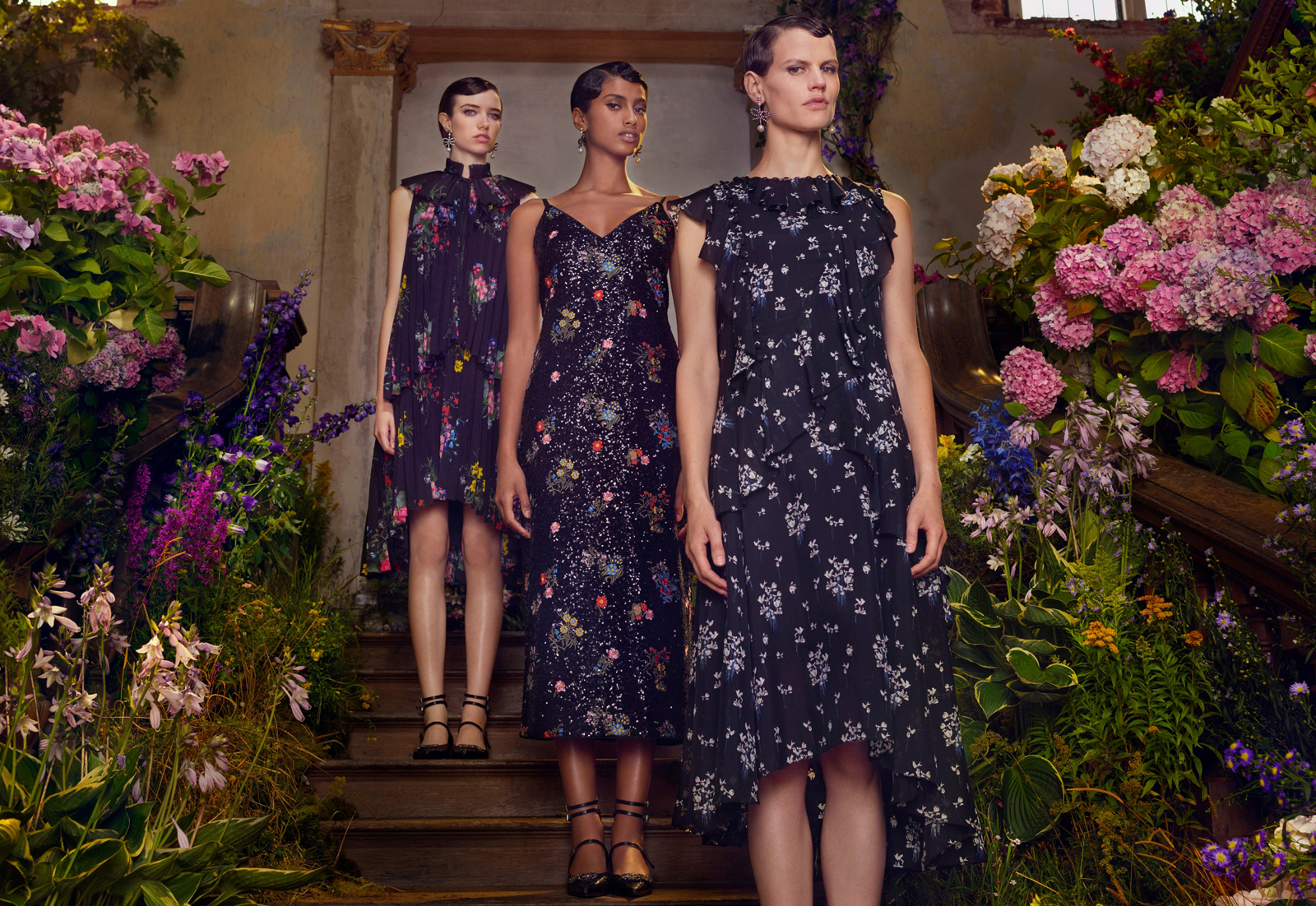 Look Book ERDEM x H&M by Photographer Michal Pudelka