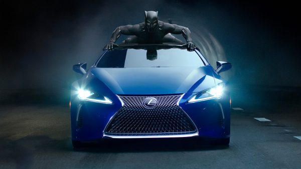 Drive Lexus LC Inspired by Marvel Studios Black Panther