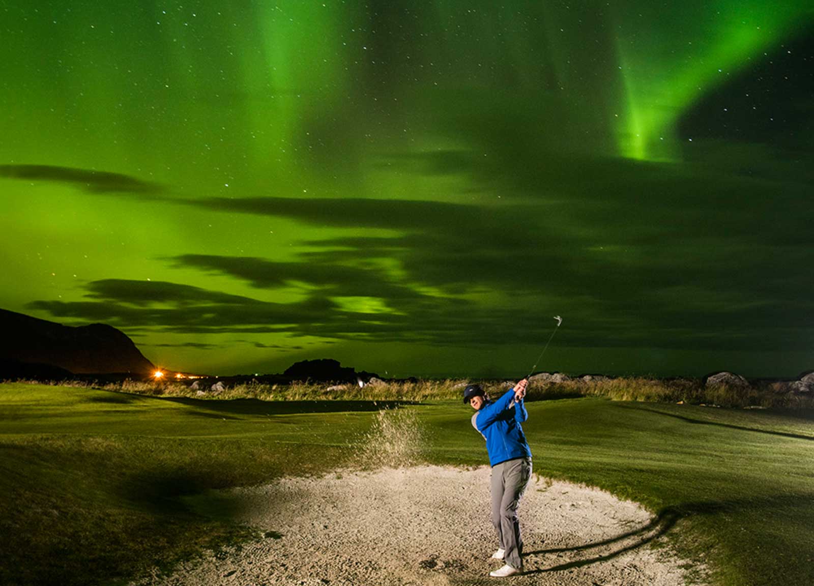 Golf Under the Northern Lights