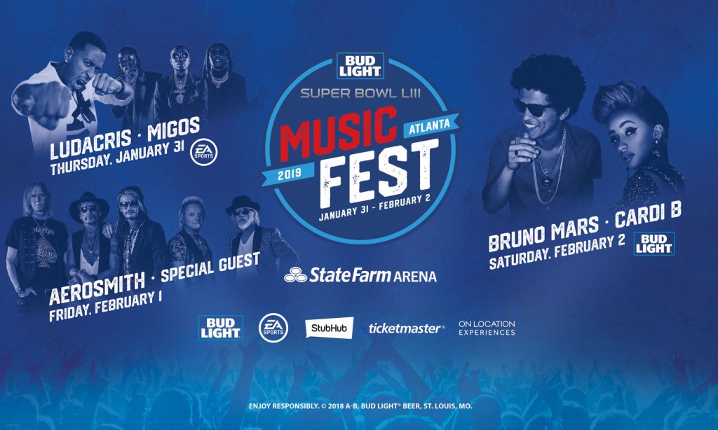 Superstars to Perform at Bud Light Super Bowl Music Fest