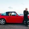 Norfolk Island is home to 75 year old Duncan Sanderson and his red Porsche 911 Targa