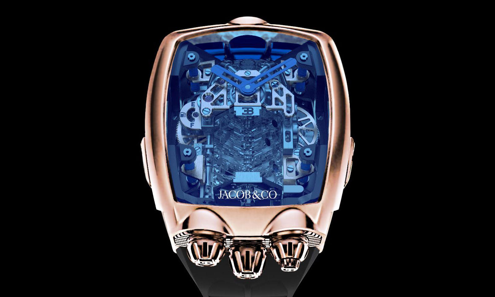 A watch honoring the Bugatti Chiron 1