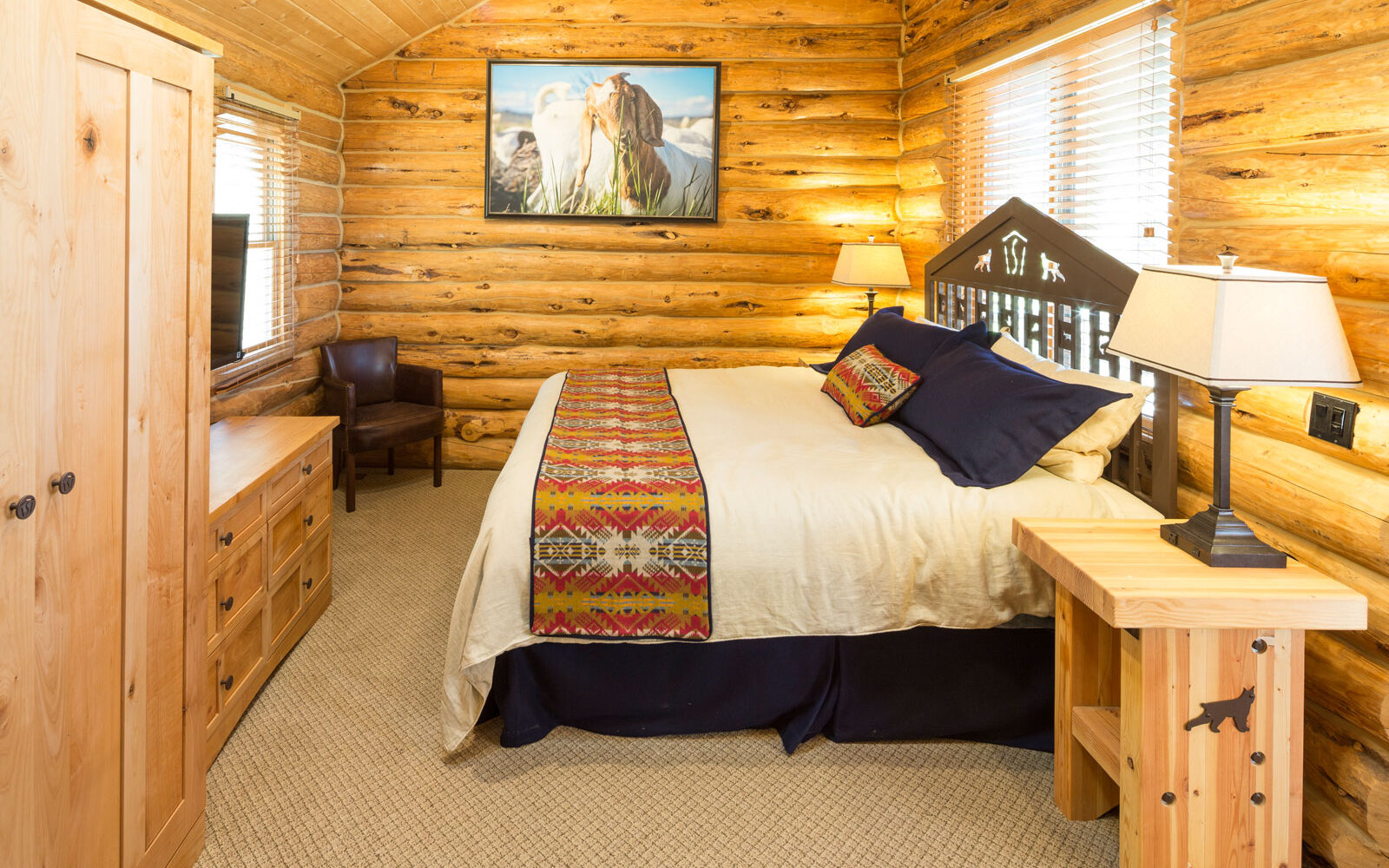 Silvies Valley Ranch is a Western Treat of a Retreat Log Cabin