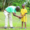 Afriyea Golf Academy's founder, Isaiah Mwesige