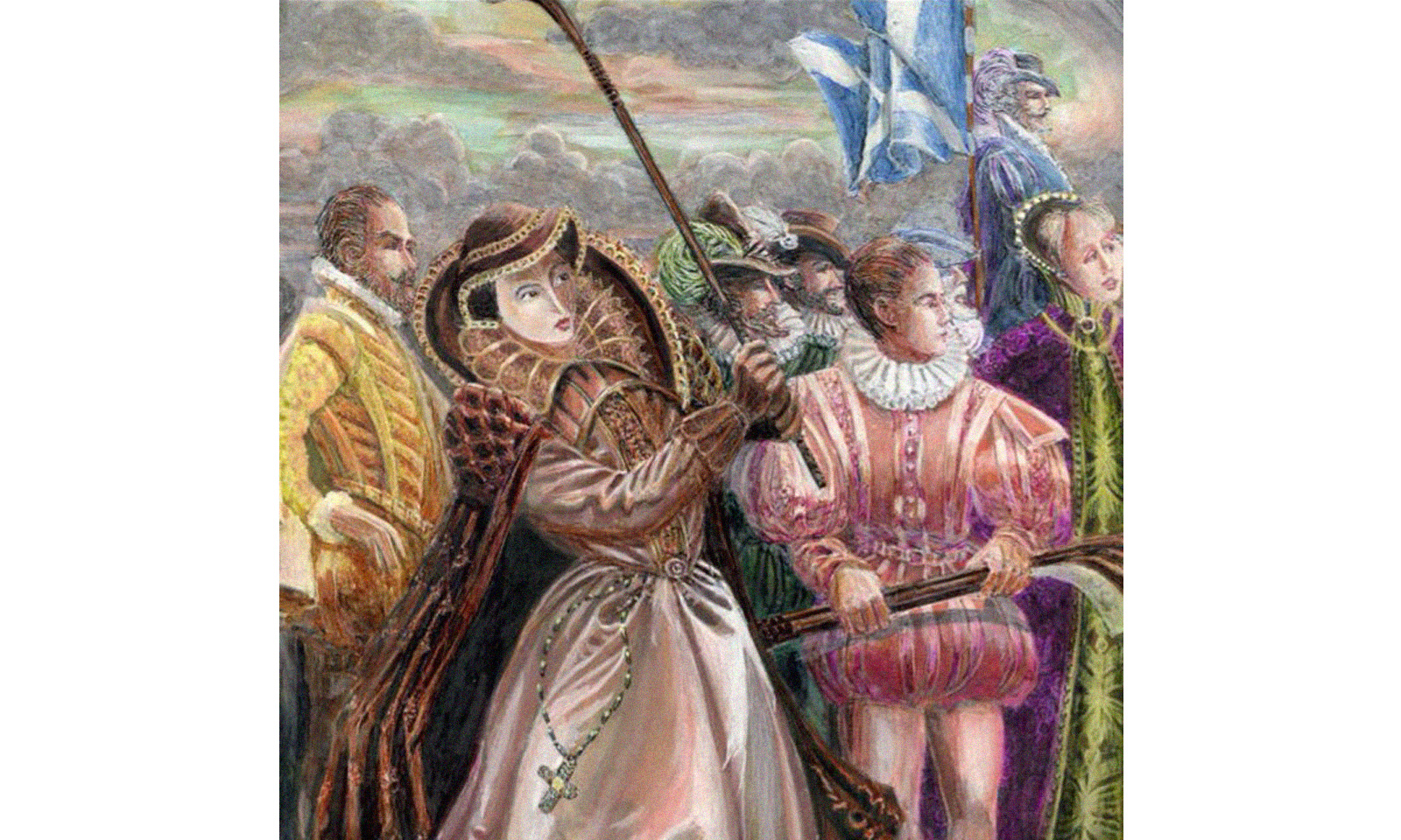 Mary, Queen Of Scots Golf Artwork