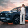 The 2022 Infiniti QX60 SUV starring Kate Hudson