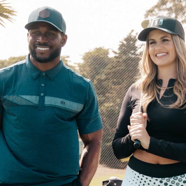 Athletes And Entertainers Unite For Golf And Diversity At Change The Game -Reggie Bush and Jenna Brady
