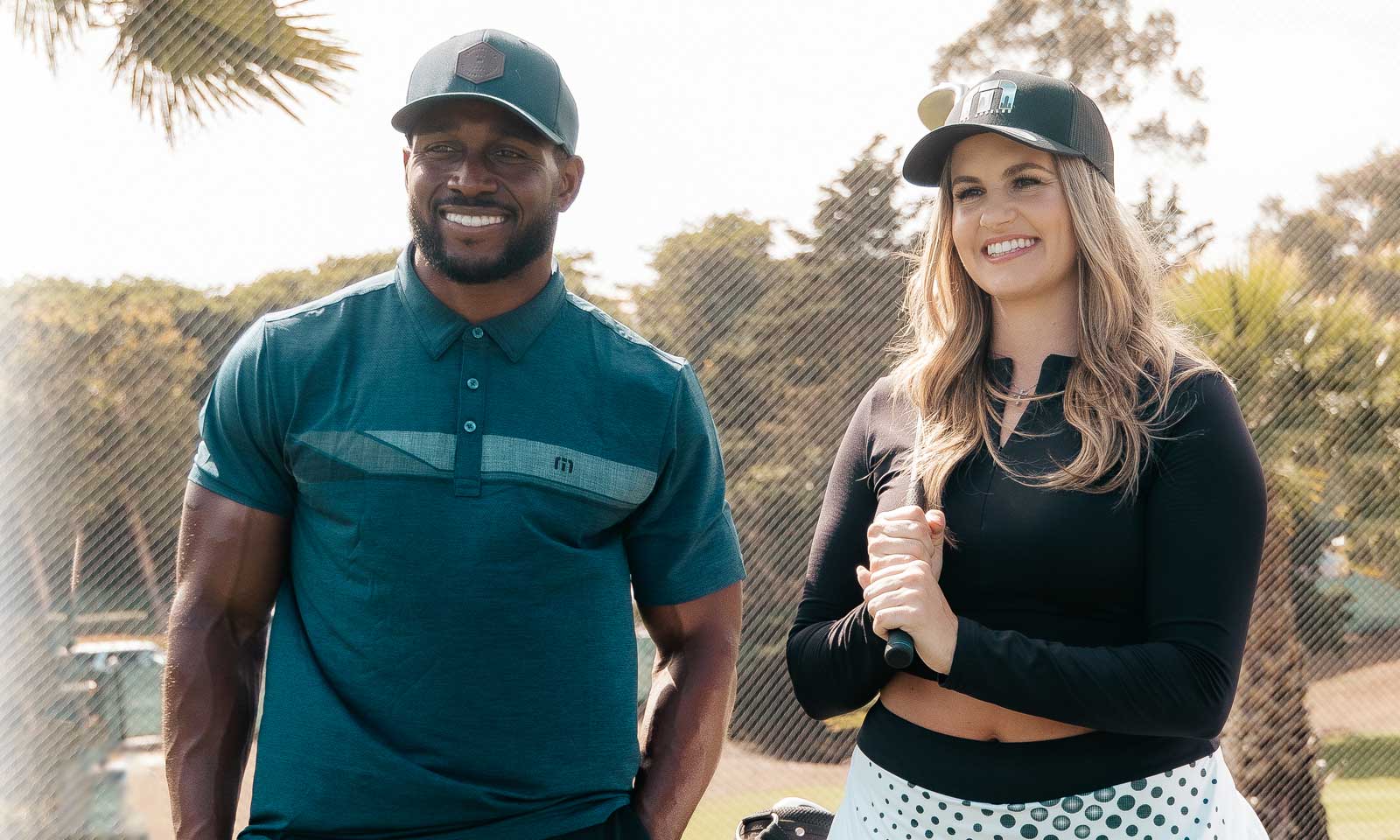 Athletes And Entertainers Unite For Golf And Diversity At Change The Game -Reggie Bush and Jenna Brady