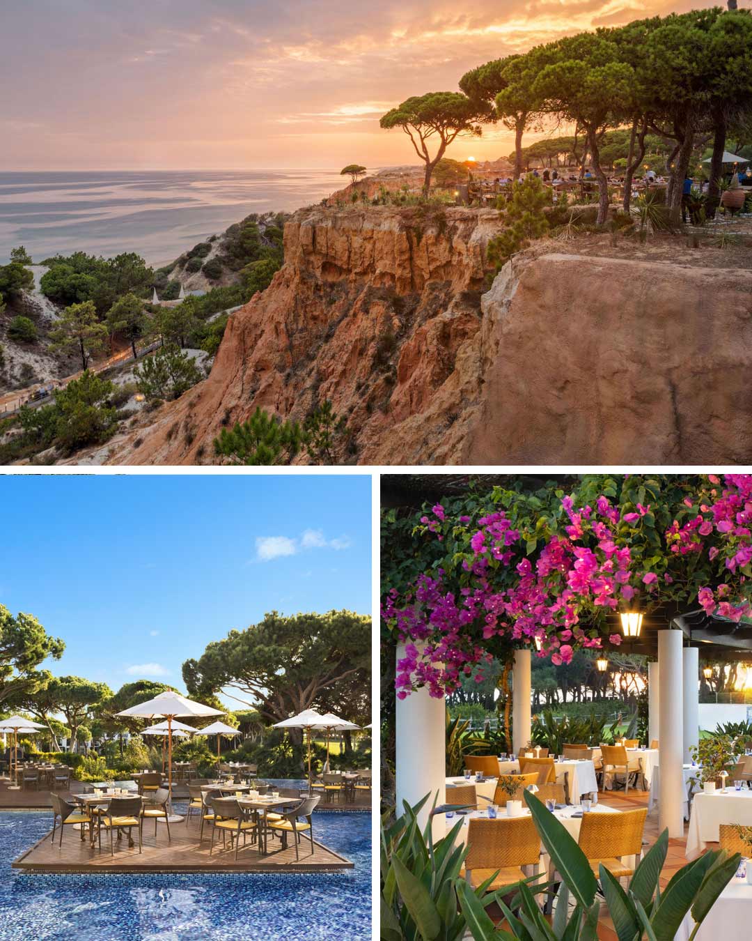 pine cliffs resort fine dining